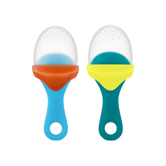 BNIB Baby Feeding Bundle: Boon SQUIRT & PULP Feeder Set, Blue/Green - Picture 2 of 14